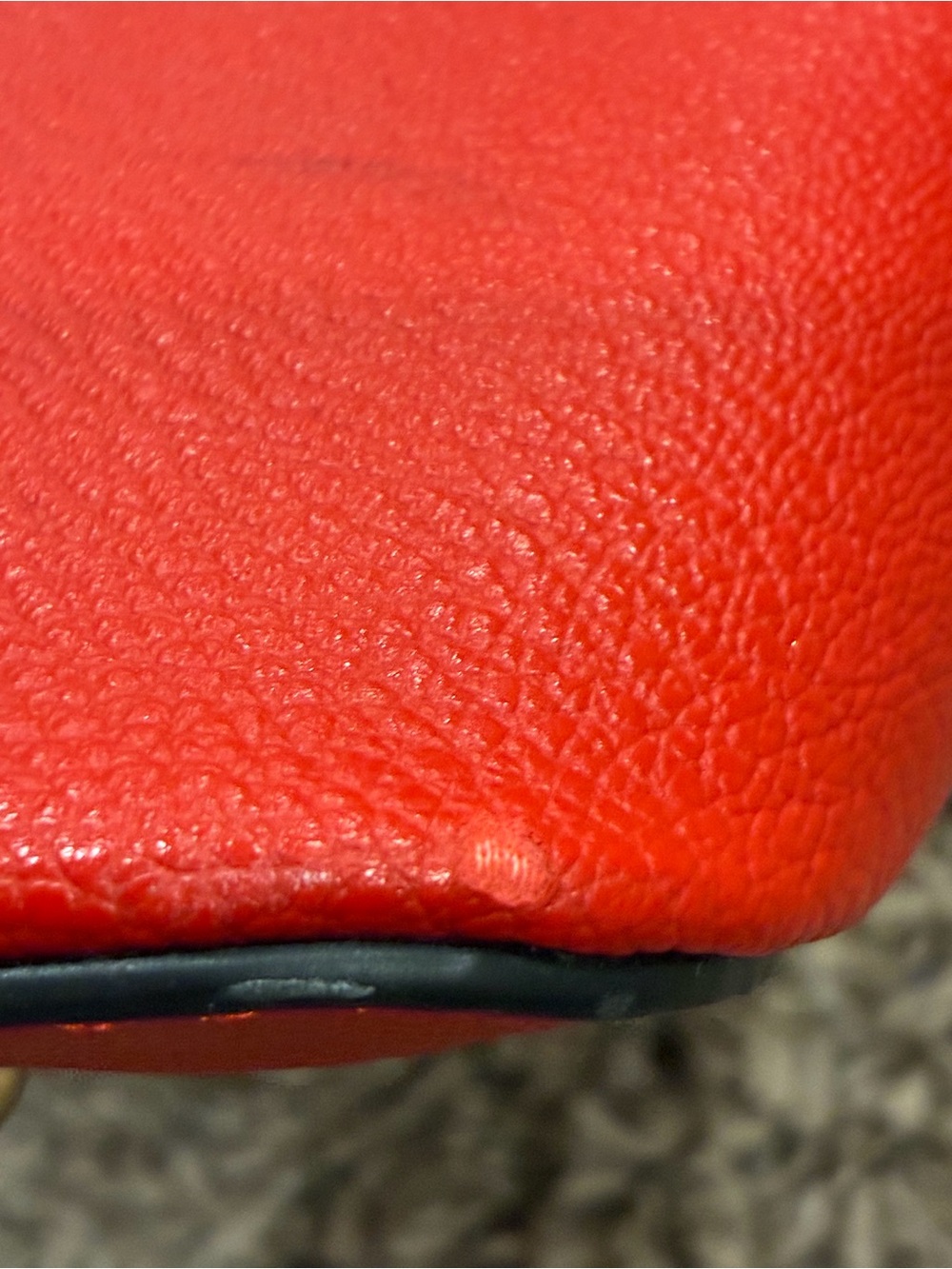 PortoVino Red Women's Tote Bag with Gold Accent Insulated For Hiding Beverages - Picture 8 of 16